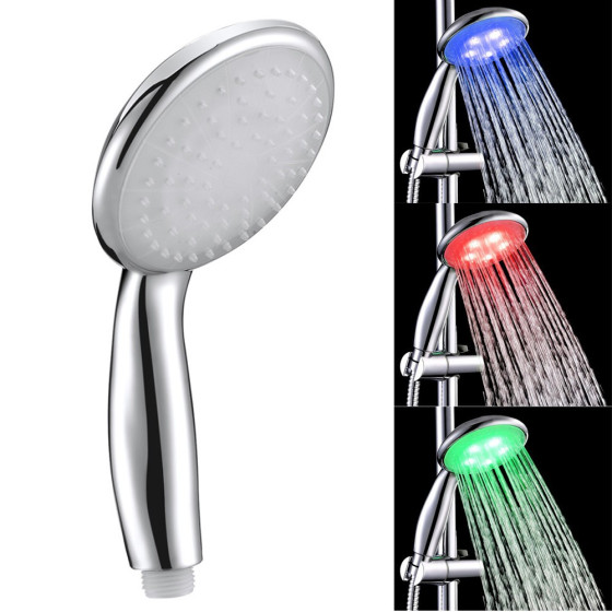 LED душ слушалка в 3 цвята – купи сега